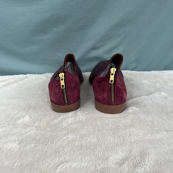 EUC Bueno Beau Leather and Suede Back Zip Loafers EU 42 - Picture 5 of 8